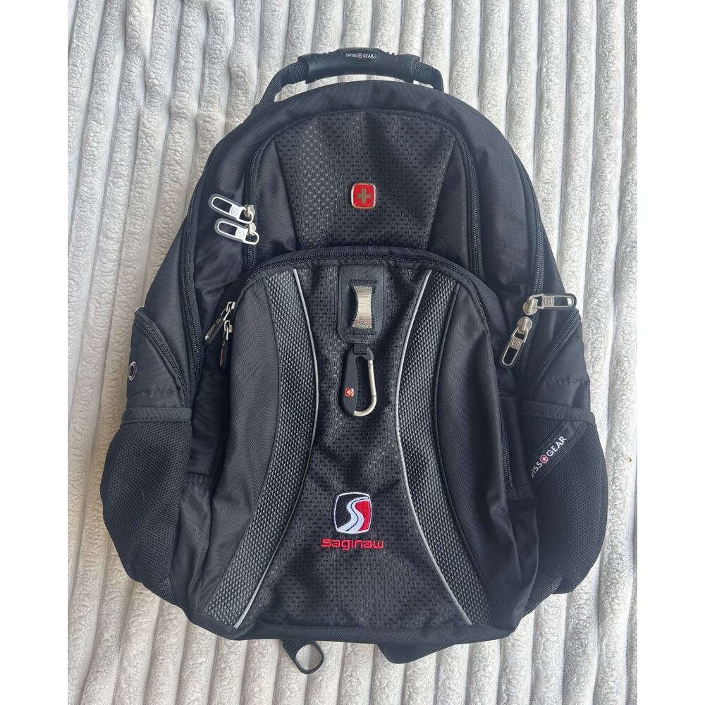 Swiss Gear Scan-Smart with AirFlow Technology Backpack Black Heavy Duty Storage